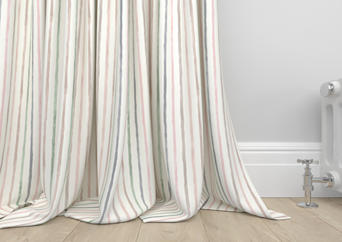 Vintage Stripe, Pastels - Made to Measure Curtains - Image 6
